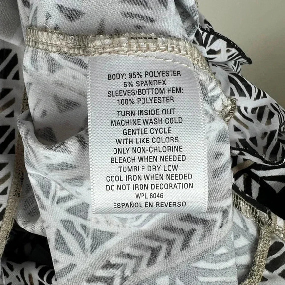 Jm Collection | Sheer Sleeve Top - Picture 8 of 8